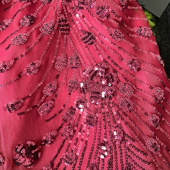 Lulus Keep Glowing Wine Red Sequin Lace-Up Bodycon Mini Dress - Picture 14 of 17